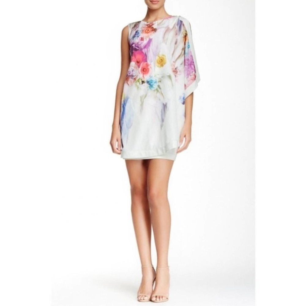 NWT Dahnni Ted Baker London Sugar Sweet Floral Tunic Dress Multi Color Size 2